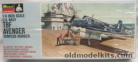 Monogram 1/48 Grumman TBF Avenger - Blue Box Issue, PA31-150 plastic model kit
